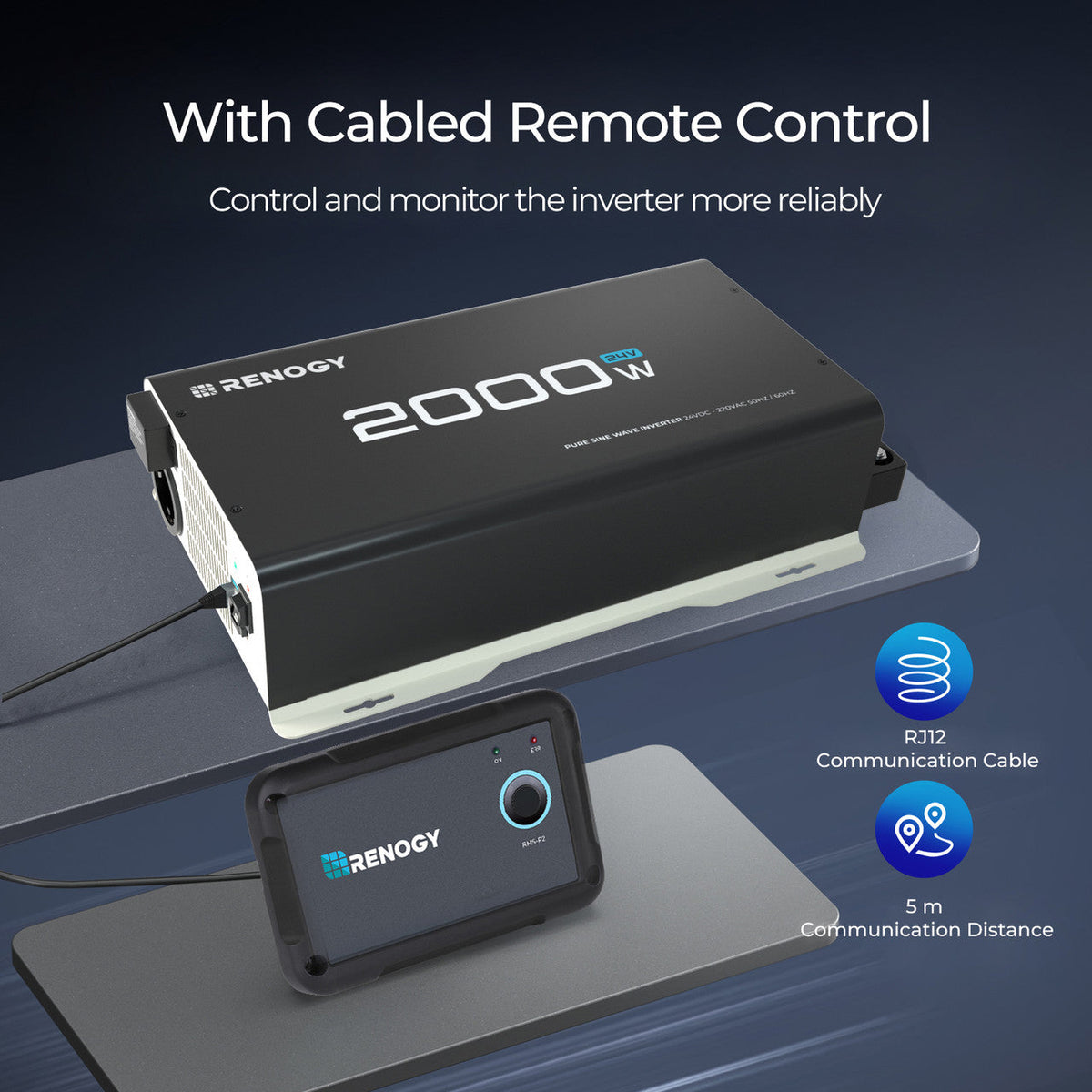 2000W 24V pure sine wave inverter