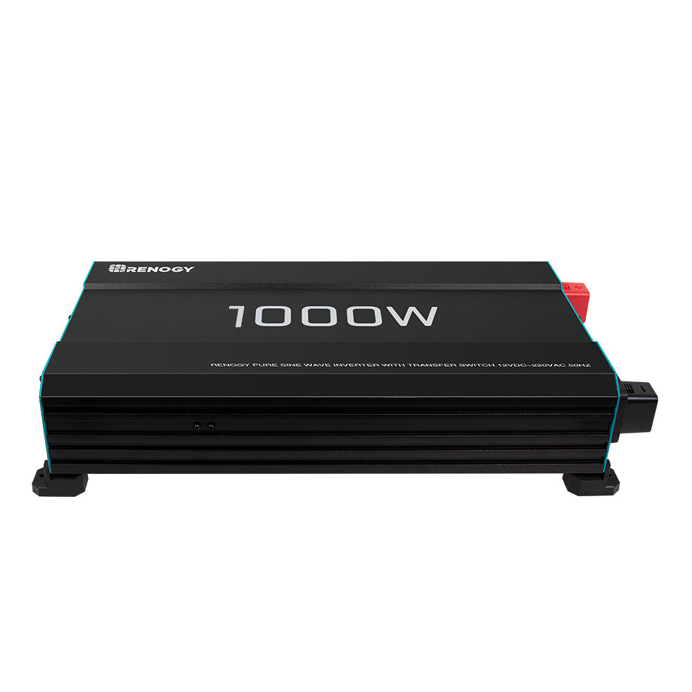 12V 1000W Zonne-omvormer Zuivere Sinus DC naar AC voor Camper, Motorhome, Off-Grid