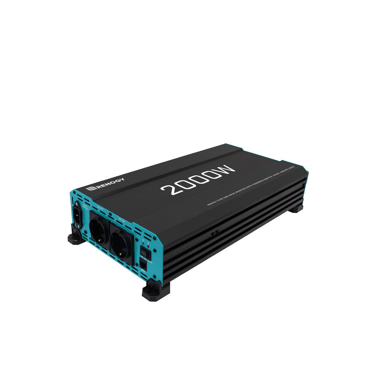 12V 2000W Zonne-omvormer Pure Sinus – DC naar AC voor Camper, Buscamper & Off-Grid