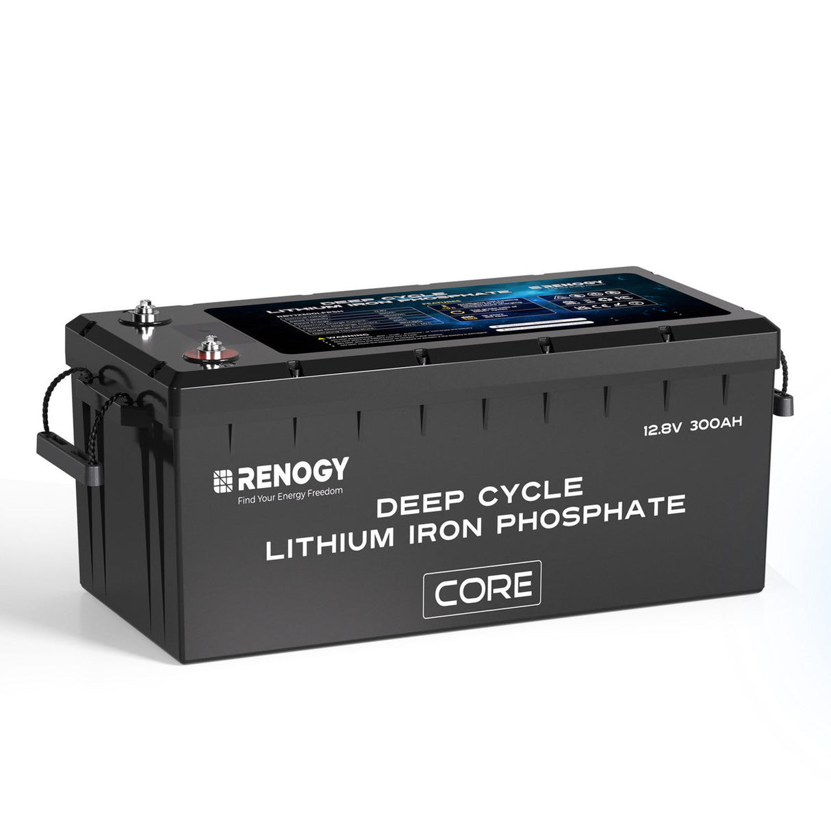 Renogy 12V 300Ah Core Series LiFePO4 Accu – Zelfverwarmend