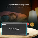 12V 3000W Zonne-omvormer Pure Sinus | Camper, Motorhome & Off-Grid