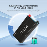 12V 3000W Zonne-omvormer Pure Sinus | Camper, Motorhome & Off-Grid