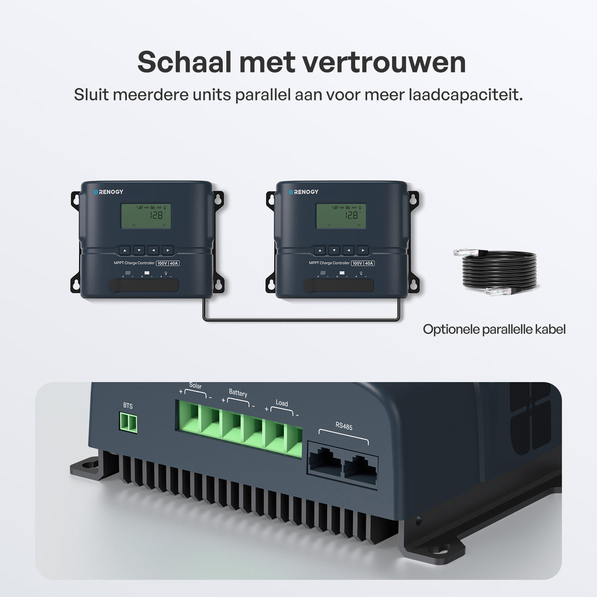 Rover 2 12V/24V 20A Compacte MPPT-laadregelaar met Bluetooth