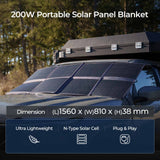 12V 400W Draagbaar Zonnepaneel met N-type cel