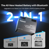 12V 200Ah LiFePO4 Pro Smart Accu – Bluetooth & Autoverwarming