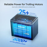 Core - 12 V 100 Ah Trollingmotor LiFePO4-Accu met Bluetooth
