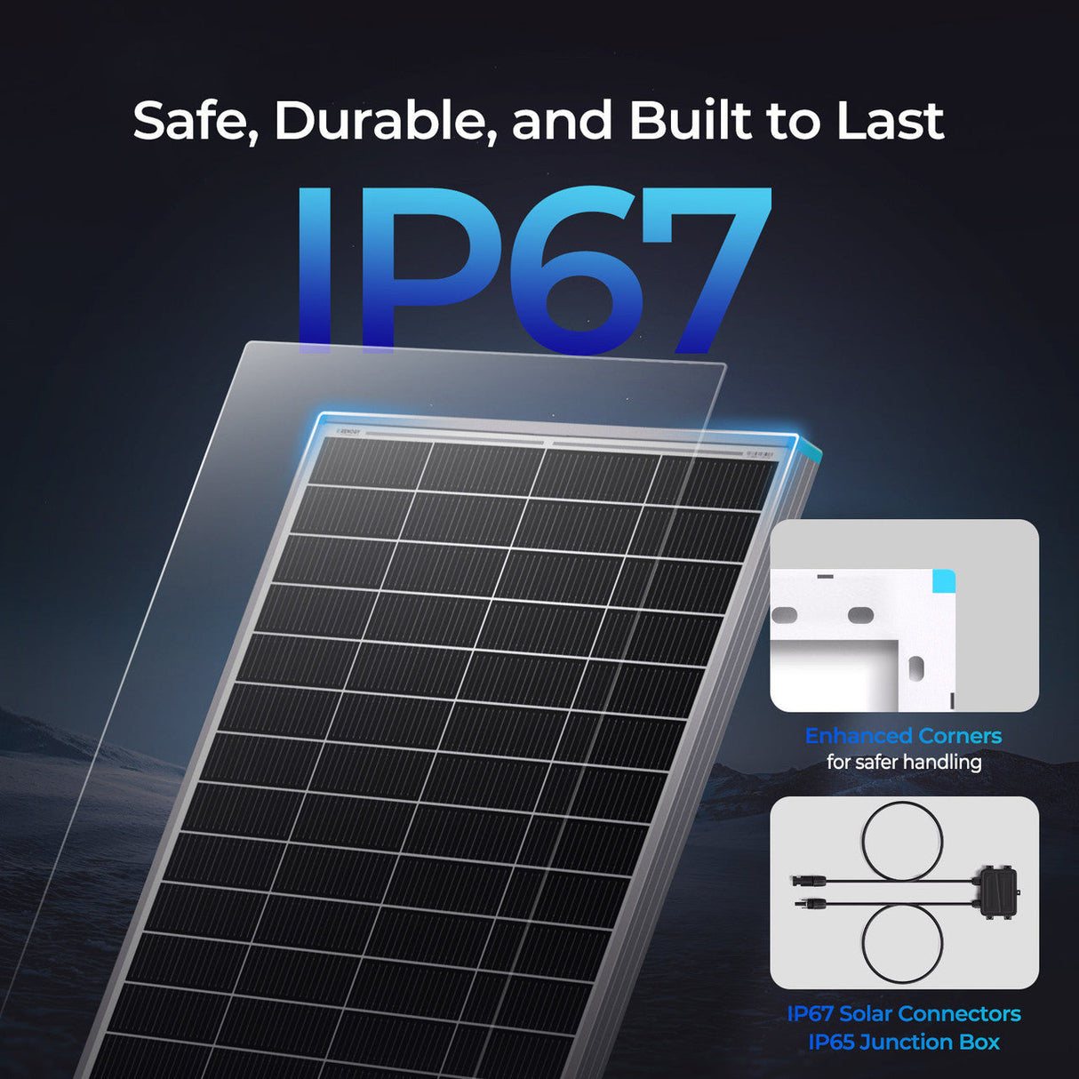 12V 175W Panel Solar N-Type 16BB