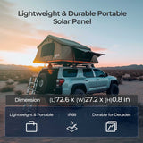 220W Lichtgewicht Draagbare Zonnepaneel-Koffer