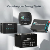 5,12 kWh Caravan Power System | 2X200Ah LiFePO4 Accu – Bluetooth & Autoverwarming, 3000W Omvormer