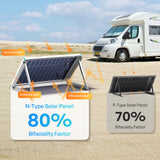 100W Bifaciale Zonnepanele N-Type