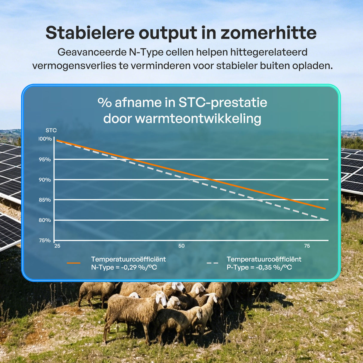 200W Bifaciale Zonnepanele N-Type