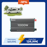12V 3000W Zonne-omvormer Pure Sinus | Camper, Motorhome & Off-Grid