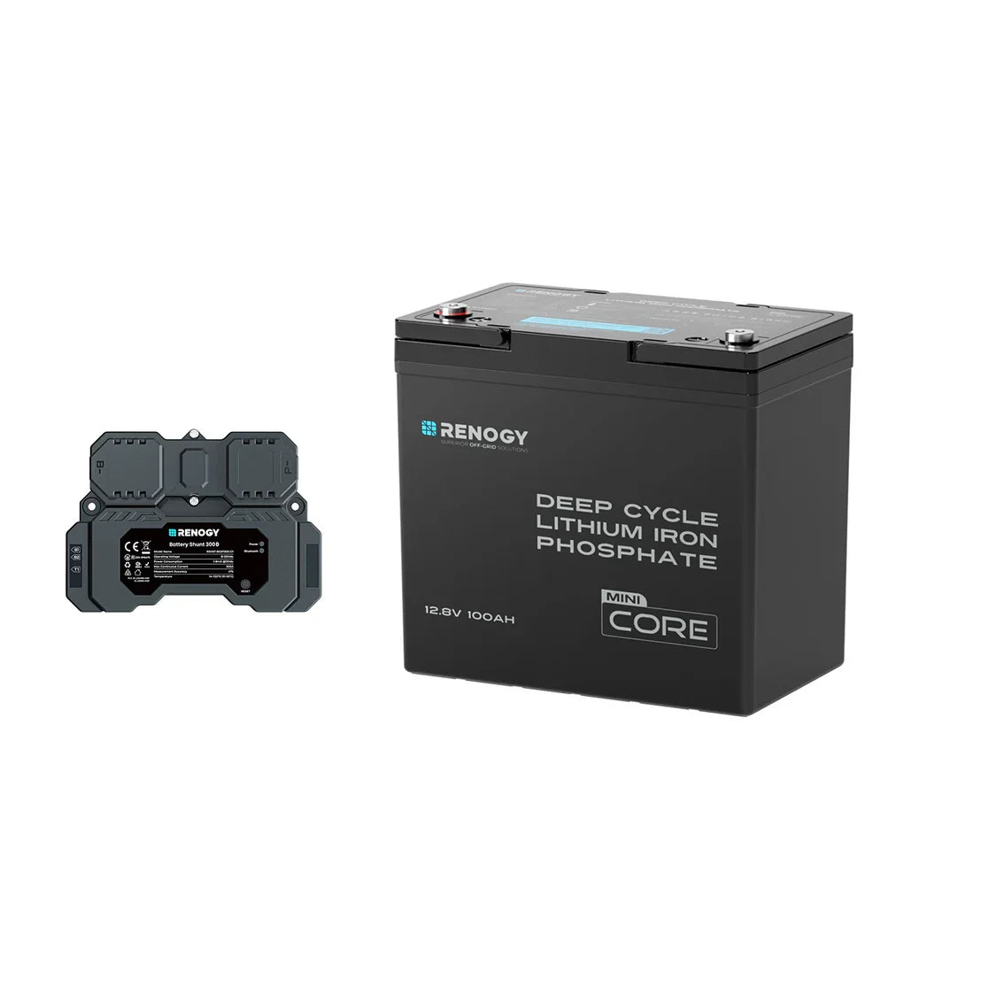 Core Mini — LiFePO₄ 12,8 V 100 Ah Batterij