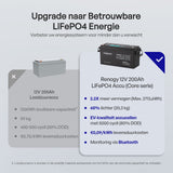 Core – 12V 200Ah LiFePO4 batterij met Bluetooth