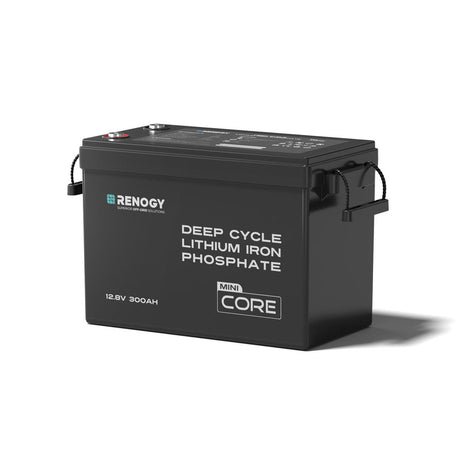 2 Packs Core Mini - 12.8V 300Ah Lithium Iron Phosphate Battery w/ Low-Temperature Protection