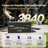 Renogy 12V 300Ah Core Series LiFePO4 Accu – Zelfverwarmend