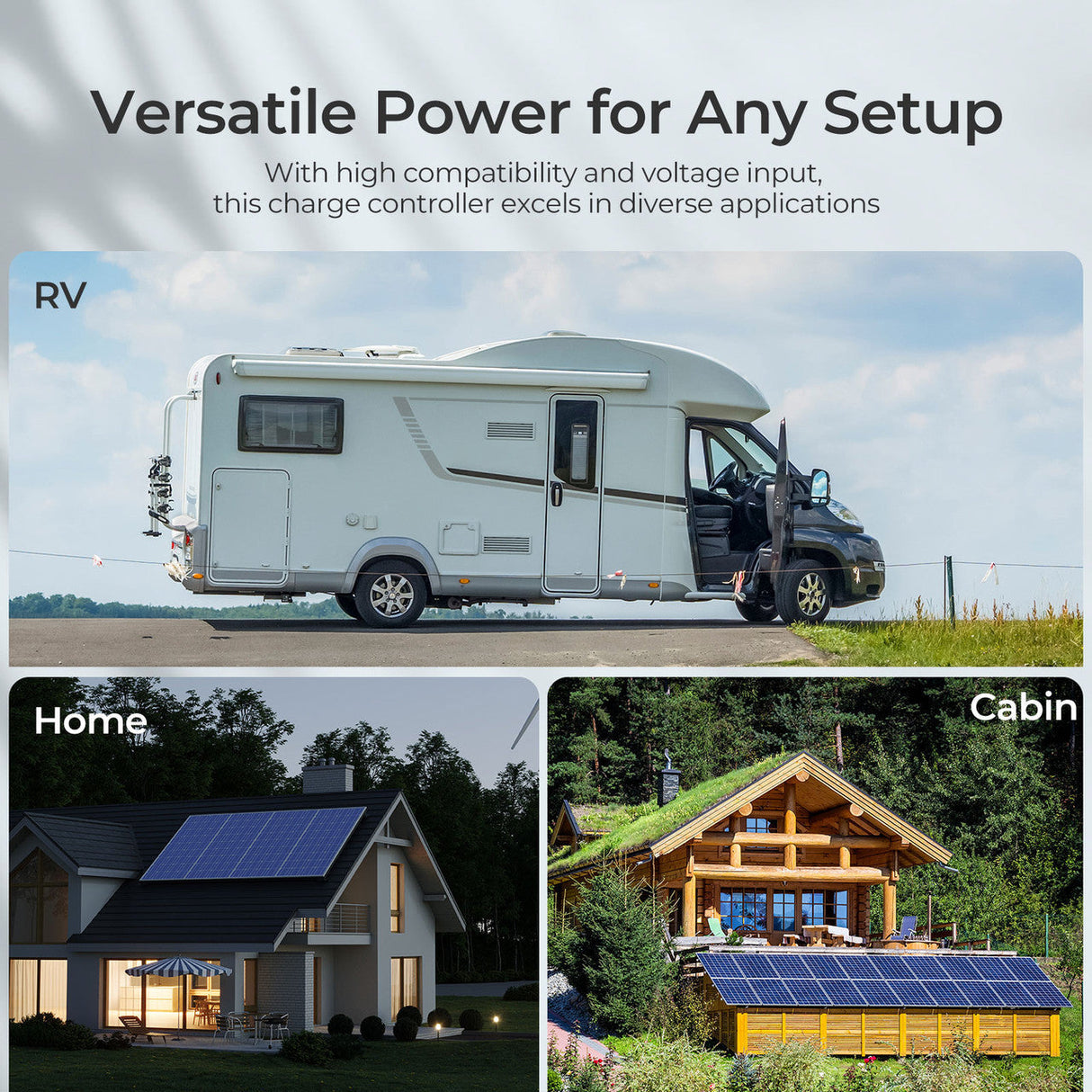 Controlador de carga solar MPPT Rover Lite 12 V / 24 V / 36 V / 48 V 60 A