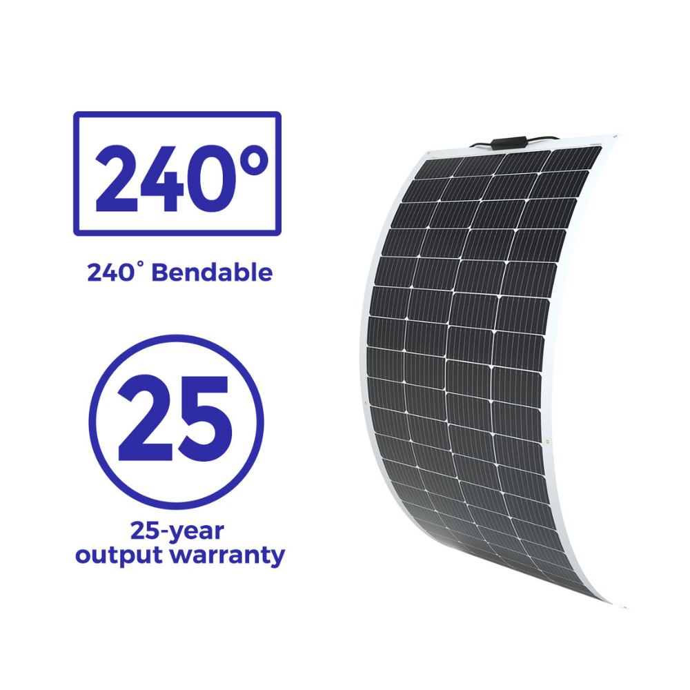 12V 200W Flexibel Monokristallijn Zonnepaneel