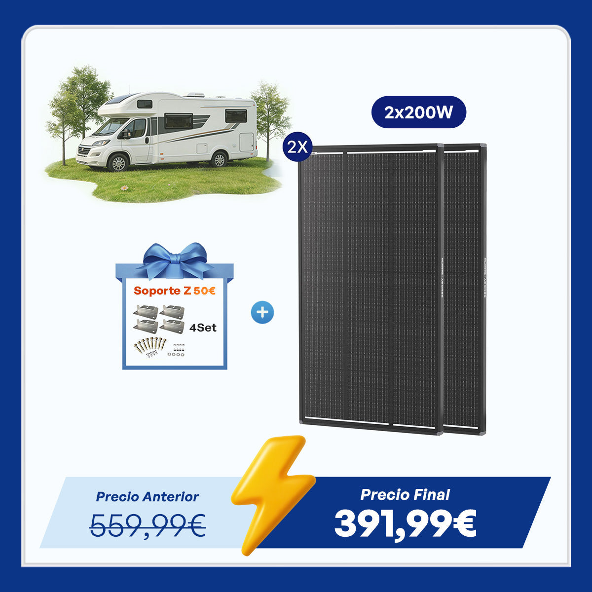 ShadowFlux 12V 200W Zonnepaneel Anti-Shading Hoogefficiënt N-Type
