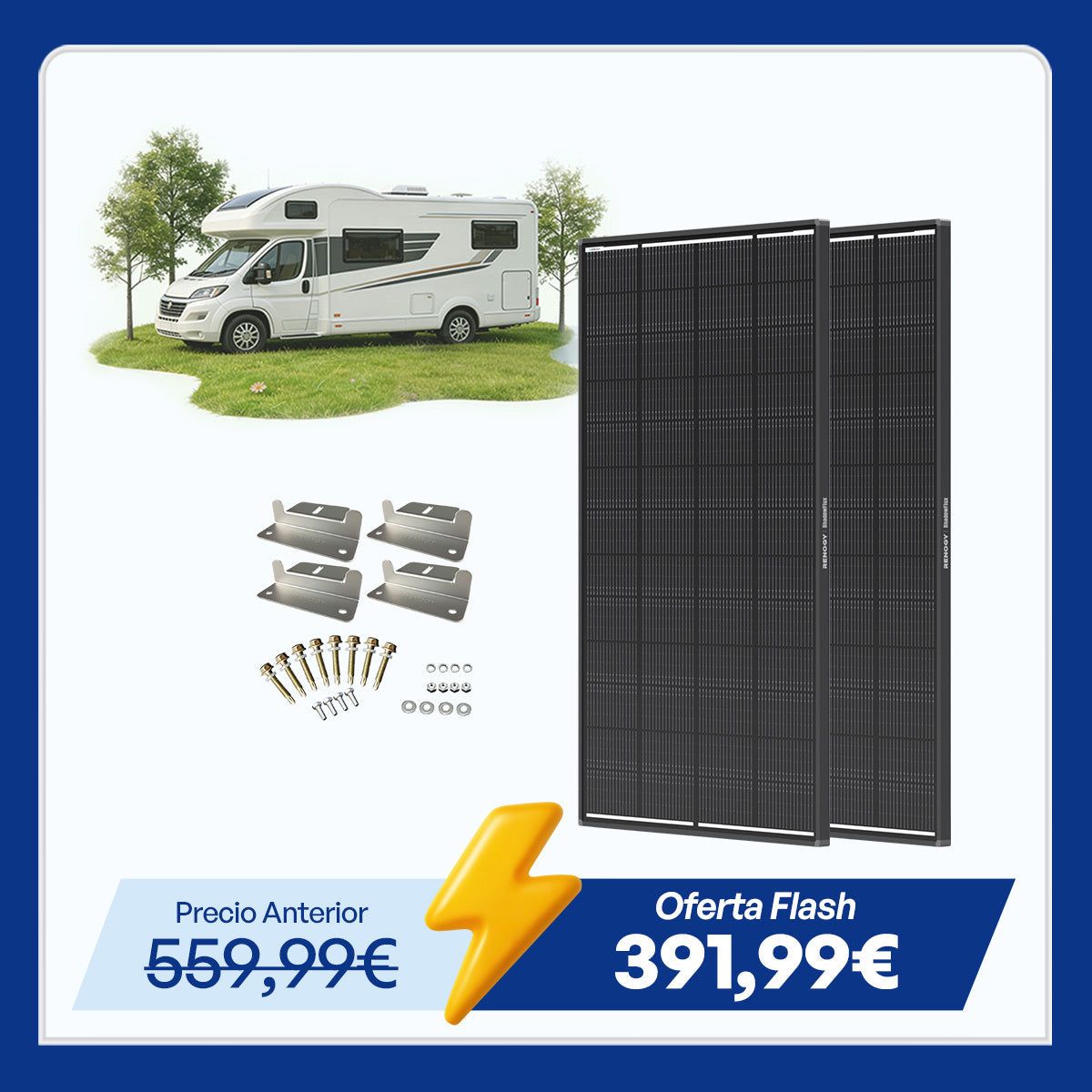 ShadowFlux 12V 200W Zonnepaneel Anti-Shading Hoogefficiënt N-Type
