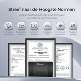 5,12 kWh Caravan Power System | 2X200Ah LiFePO4 Accu – Bluetooth & Autoverwarming, 3000W Omvormer